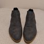 Grey Suede Ankle Boots Image 10