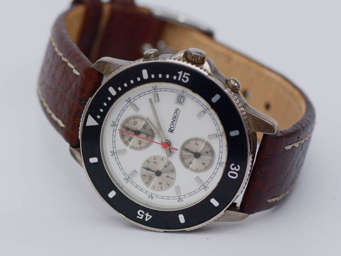 Vintage Ronson Gents Chronograph Quartz Watch