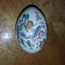 Beautiful Wedgewood Kutani Crane  Egg Dish trinket box - Bone China in Perfect Condition Image 2