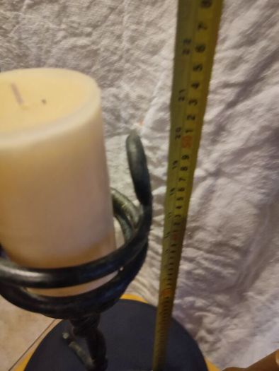 Cast Iron Short Candle Holder Include The Candle