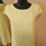 Women's Lace Dress in Lemon NWT Size 14 Image 3
