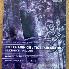 2010 Kilkenny v Tipperary - GAA Hurling All-Ireland Senior Championship Final Programme