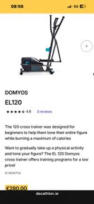 Cross trainer Decathlon Domyos EL120