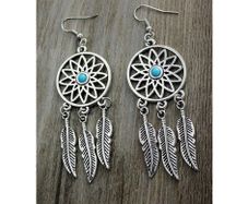 Dreamcatcher Earrings - great also as pendants