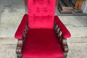 Antique Mahogany Framed Arm Chair