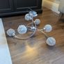Set of Two Statement Pendant Lights, Large & Small Image 5