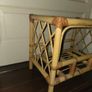 Vintage Bamboo Frame Glass Topped Coffee/Side Table Image 3