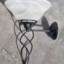 Wall Lamp Glass & Metal Black Image 4