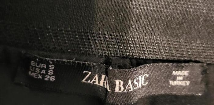 Zara black trousers, Size S