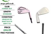 PXG 0311 Gen1 #4 Iron 19.5 Degree / Accra 100i Stiff