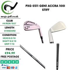 PXG 0311 Gen1 #4 Iron 19.5 Degree / Accra 100i Stiff