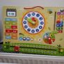 Kids Educational Learning Board Set Time & Calendar Image 2