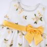 New embroidered bow dress gauze princess girl dress Sz 4-5yrs Image 3