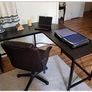 Affordable L Shaped Desk For Pc Studio Table Workstation for Home Office Image 3