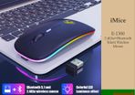 Wireless RGB LED Mice Mouse 2.4G/ Bluetooth Mouse with Rechargeable Battery(OUT OF STOCK)
