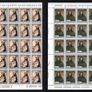 1971 Vatican City The 800th Anniversary of the birth of Holy Dominikus Commemorative Stamps marginal Corner Blocks of 30 Mint Never Hinged (MNH) Image 5