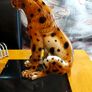 Vintage Ceramic 70's Leopard  Statue Ornament Image 4