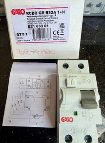 GARO B 32amp RCBO and B 20amp RCBO's available also