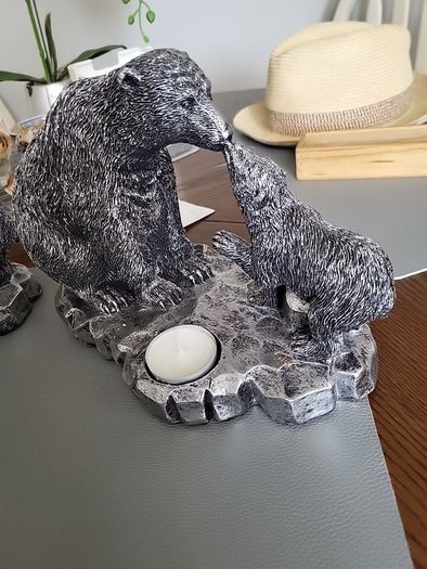 Tea light ornamental bears 10e each