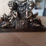 Vintage Cherub Mantel Clock by Academy Image 8