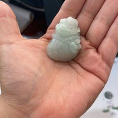 Jade moneybag carved stone