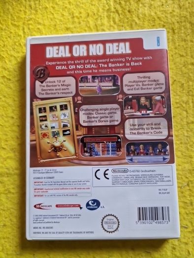 Deal or No Deal The Banker is Back Nintendo Wii Games Original