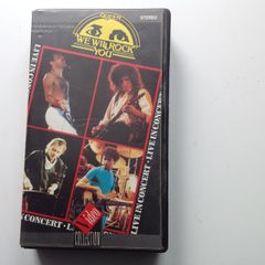 VHS. Queen-We Will Rock You- Live In Concert