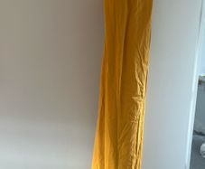 Mustard yellow curtain