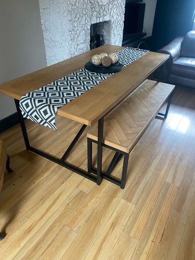 kitchen table & bench (