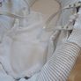 White Moses basket with stand / Cot Image 4