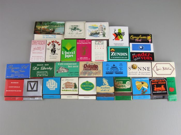 146 Collectable Souvenir Matches, Matchbooks, Match Boxes