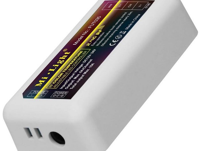 Miboxer LED Remote Control Kit: Pack of 4X Dual White Color Temperature(Warm White to Cold White) Controller with 1 x RF Wireless 4-Zone Remote 4X fut035 + fut007 [Energy Class A+]