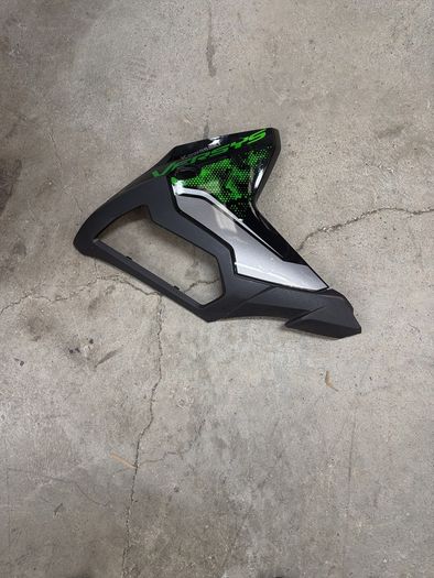 Kawasaki Versys 650 tank cowling in black for models from 2022 to 2024