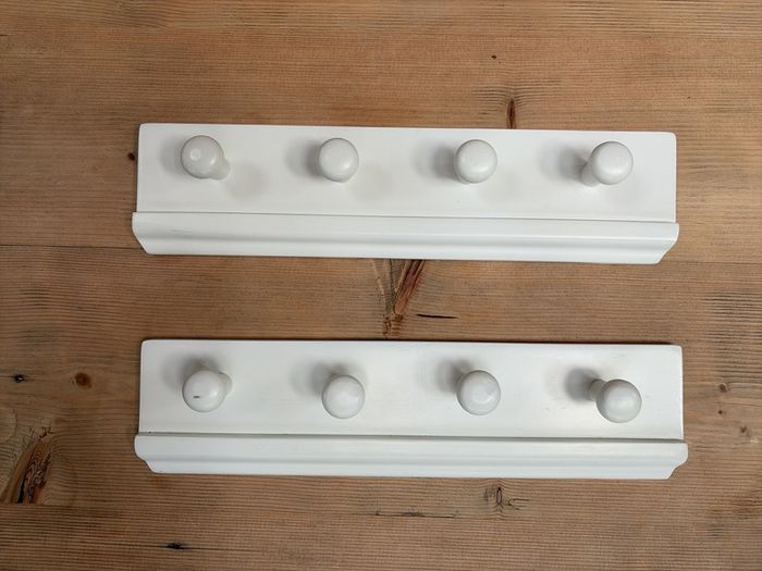 Country chic style coat hooks