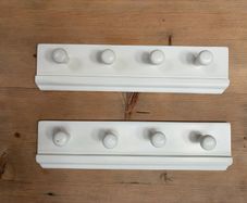 Country chic style coat hooks