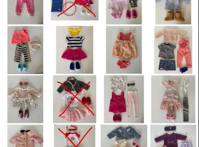 Our Generation dolls Outfits
