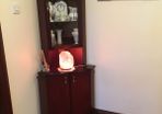 Mahogany corner unit