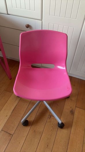 ikea desk and swivel chair
