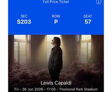 Lewis Capaldi Thomond Park