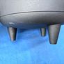 Matching pair of black pot oven style flower pots Image 4