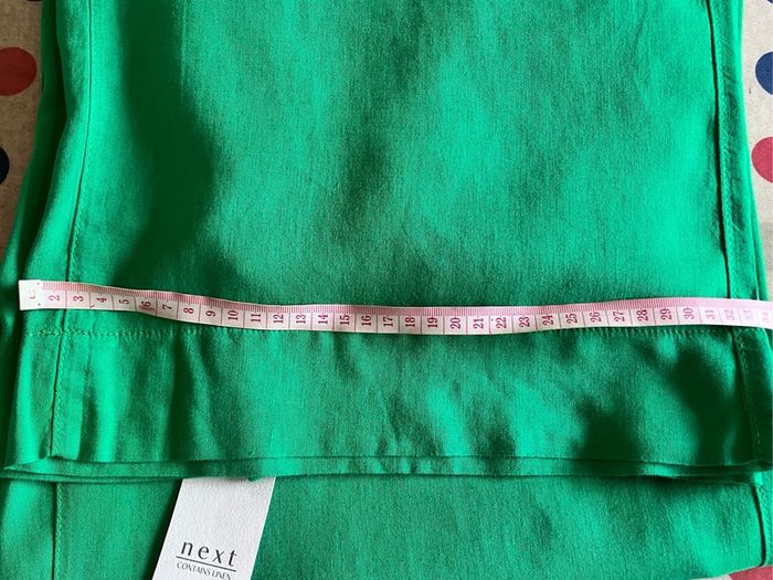 BNWT Ladies Green Linen Mix Palazzo Trousers by Next