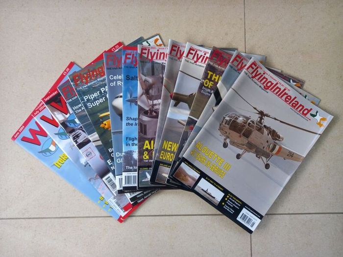 Flying In Ireland Magazines - 13 Copies from 2004, 2005 & 2006