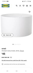 ikea nymo lampshade