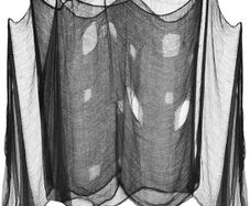 Halloween Creepy Cloth, DealKits Spooky Giant 48 x 240 in Cheese Cloth Tapestry for Halloween Party Supplies Decorations Outdoor Yard Home Wall Decor, Black