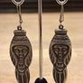 Vintage Large Ethnic Earrings Image 2