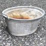 antique 60L galvanized tub Image 7