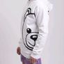 MOSCHINO UNDERWEAR Leisure Hoodie White Teddy Printed Image 4