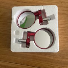 Brand new boxed bar end Mirriors in red