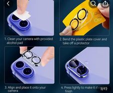 Iphone 16 lens cover - few models