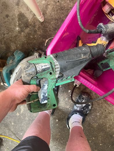 job lot of power tools